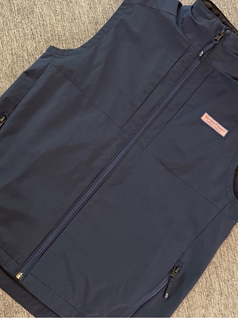 Vineyard Vines Youth XL Adult S Regatta Performance Vest Navy Blue Outdoor